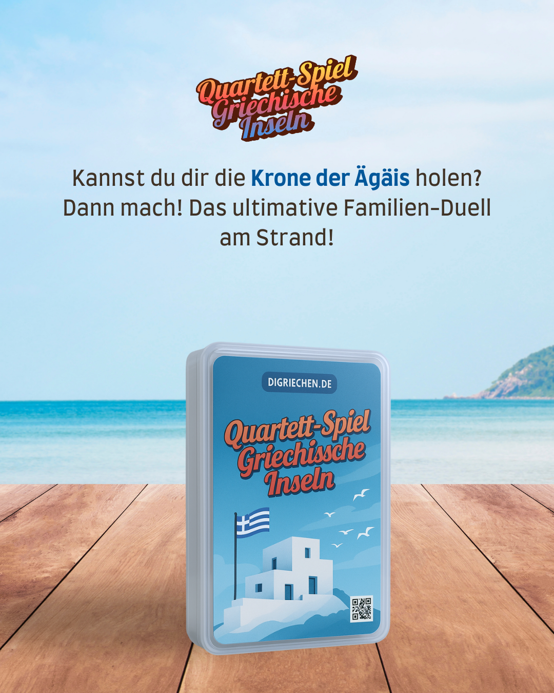 Quartett-Spiel Griechische Inseln
