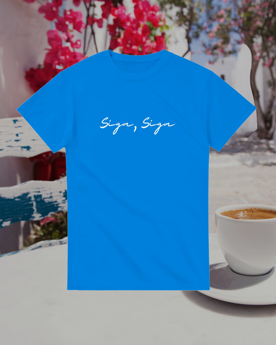 Siga, Siga Tshirt blau