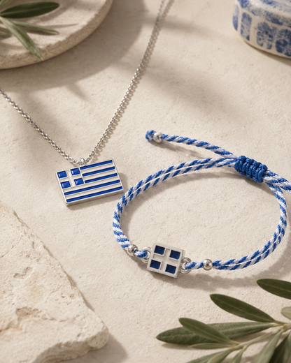 Griechenland Schmuck-Bundle – Kette & Armband