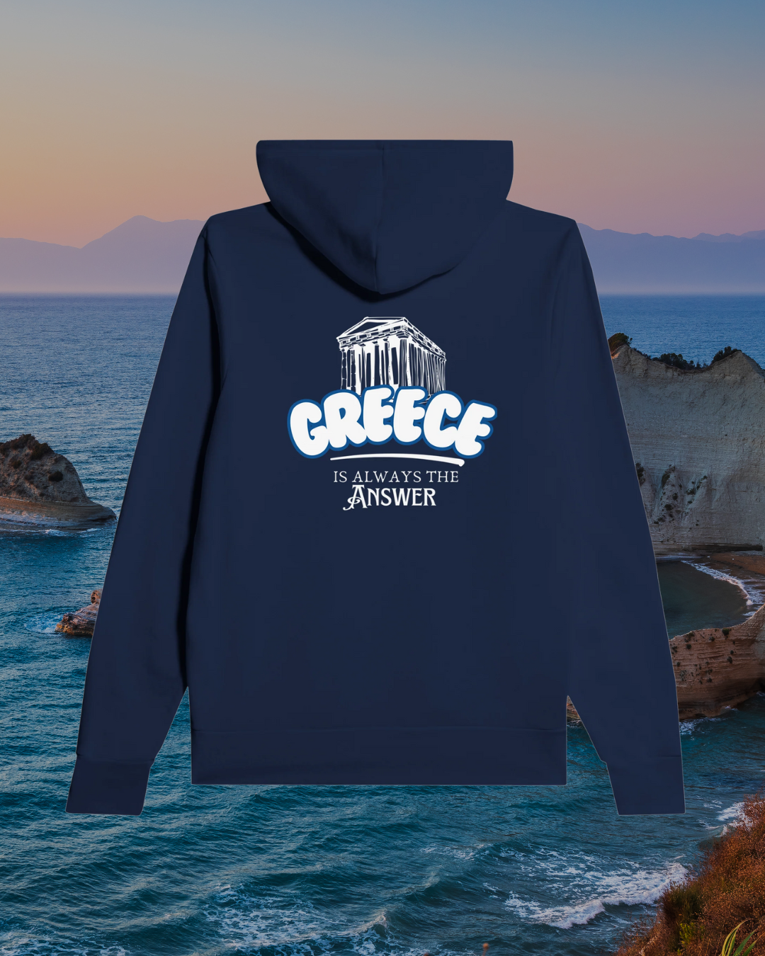 Greece is always the answer Unisex Pullover (14738670420312)