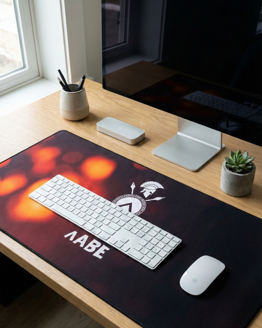 ΜΟΛΩΝ ΛΑΒΕ - XXL Mauspad / Schreibtischunterlage