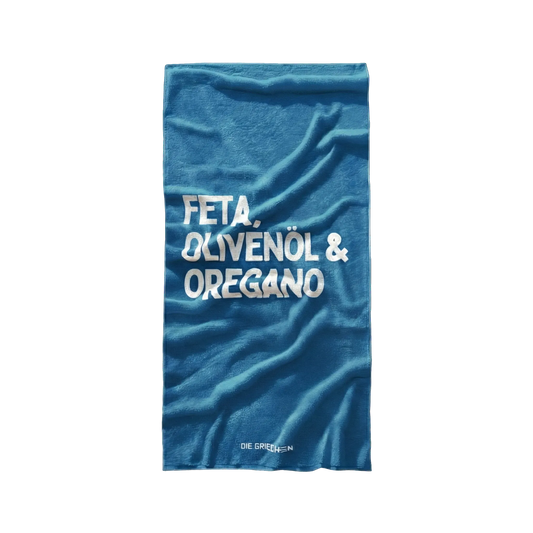 Feta, Olivenöl & Oregano - Strandtuch