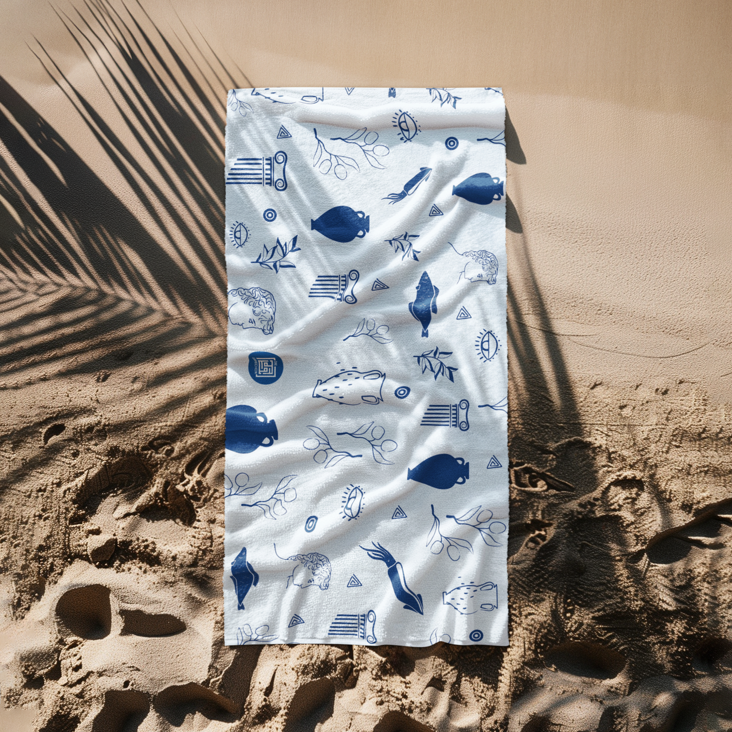 Griechenland Pattern - Strandtuch