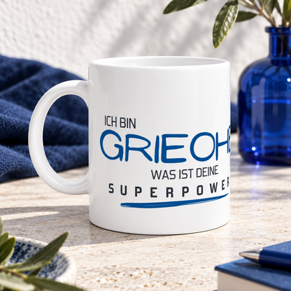 Ich bin Griechin Tasse